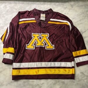 Minnesota Golden Gophers Little King Maroon Hockey Jersey with Gold Accents